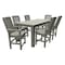 Highwood Usa Lehigh 7pc Rectangular Counter Height Outdoor Patio Furniture Dining Set 84 x 42 AD-ST7LH2CO5BA-CGE - alternate 1